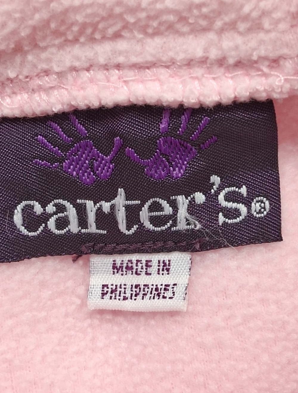 Carter's Bundle Up Pink Infant Fleece Bunting/Sleep Sack/Winter Car Bag - Picture 8 of 9